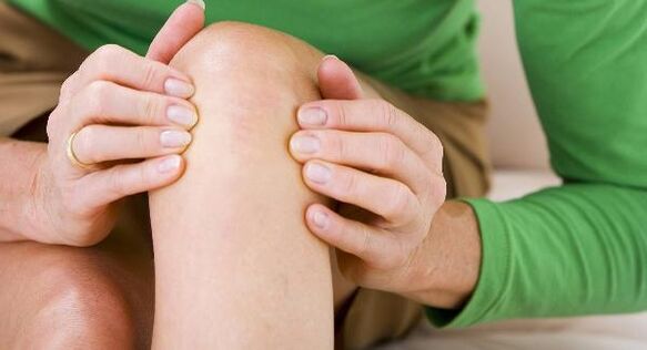 Knee pain caused by excessive exercise