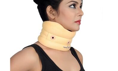 Wearing a collar for cervical bone and cartilage