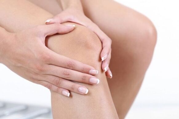 Knee pain caused by joints