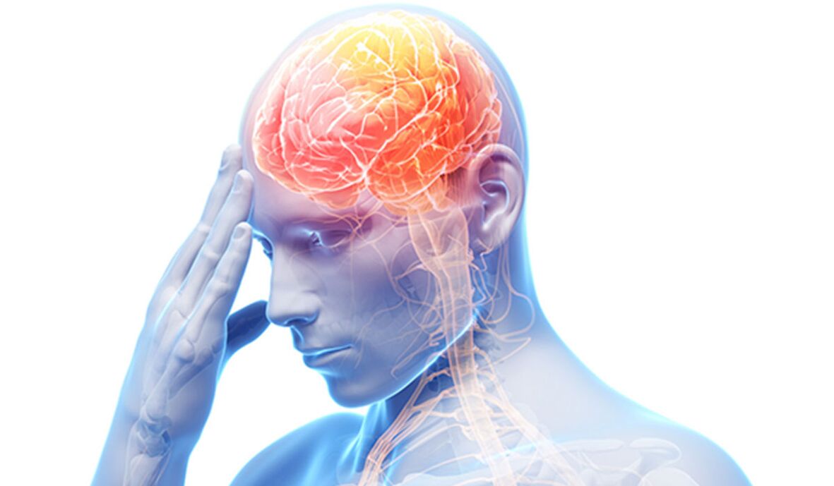 Head tumors cause lower back pain